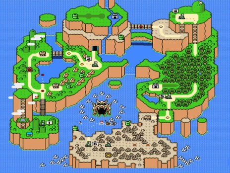 Os mapas mais legais do Super Nintendo Supermario1